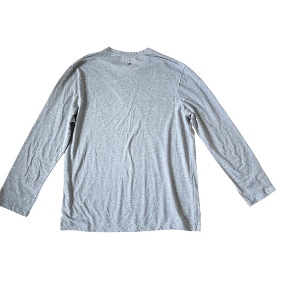 Virgin Atlantic Other - Preloved Virgin Atlantic Men's Oversized Grey Marl Long Sleeve T-Shirt Size UK L